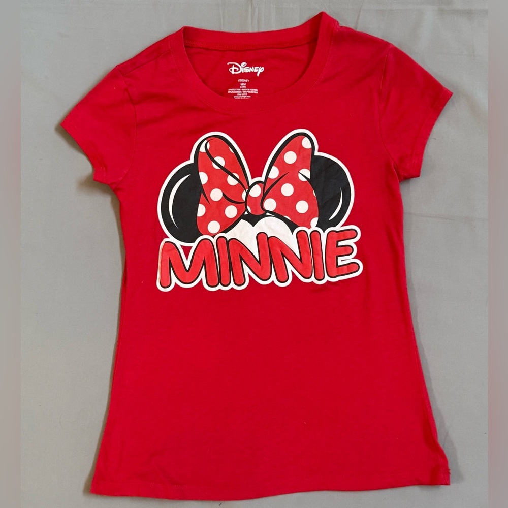 Disney Minnie Mouse Red Short Sleeve Tee‎